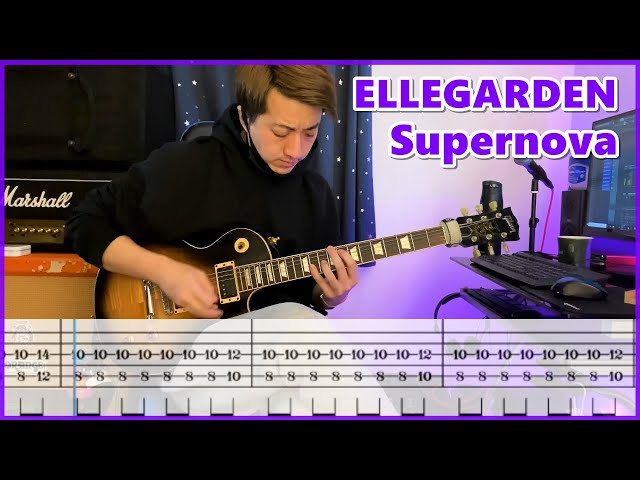 Supernova【リードギターTAB】ELLEGARDEN | Lead Guitar Cover | Lesson | Tutorial