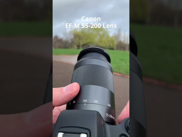 The Canon EF-M 55-200mm Zoom Lens on the Canon M50 Mark ii #shorts