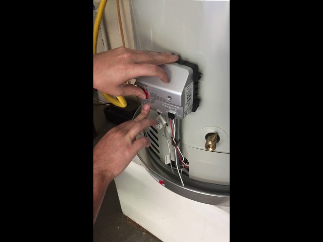 Lighting a Bradford white hot water heater