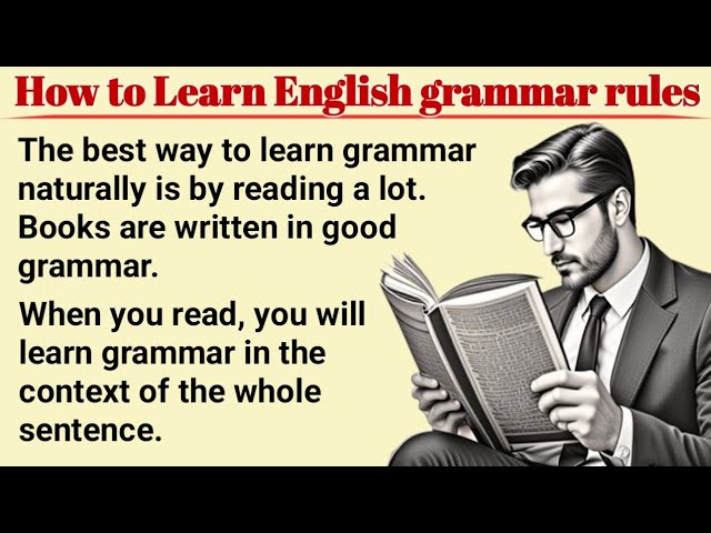 How to learn English grammar rules | Learn English Through story |Graded Reader | English story