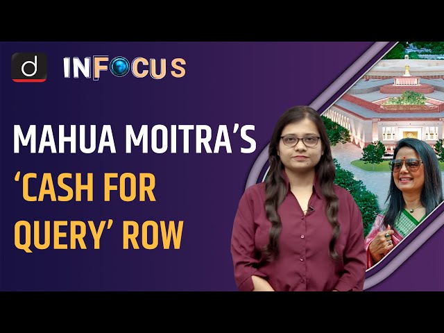 Mahua Moitra and ‘Cash for Query’ Row । In Focus । Drishti IAS English