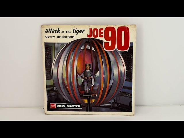 Vintage 1968 Gerry Andersons Joe 90 Attack Of The Tiger View-Master Reels Set Complete With Booklet