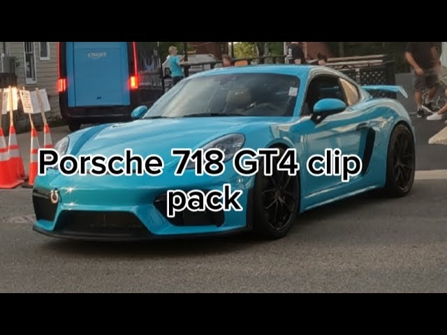 Porsche 718 GT4 clip pack!