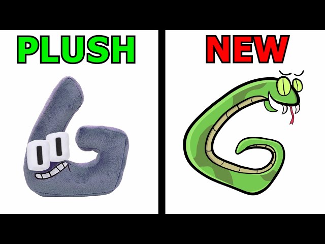 New Alphabet Lore Plush vs New Alphabet Lore (A-Z...)