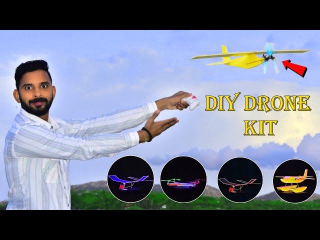 How to Make Flying Gadget at Home | DIY Drone Kit For Kids | Low Budget Drone #diy #drone