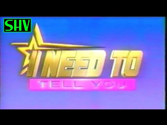 VHS Logo - I Need To Tell You®