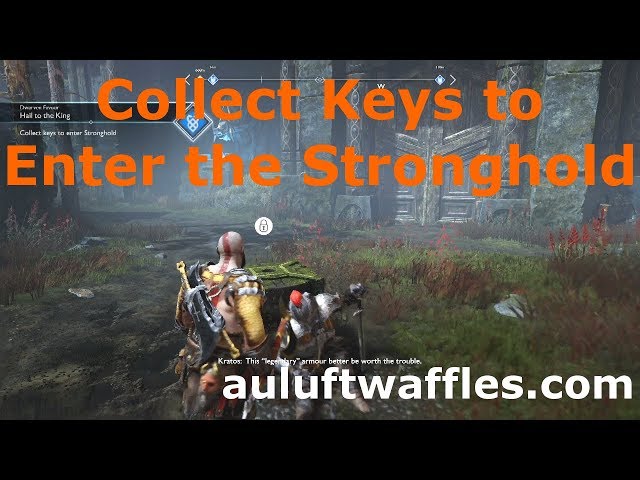 Collect Keys to enter the Stronghold Hail to the King Dwarves Favour