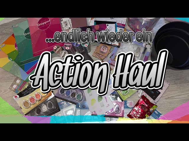 Action Haul (deutsch) neu neu neu, Scrapbook basteln mit Papier, DIY