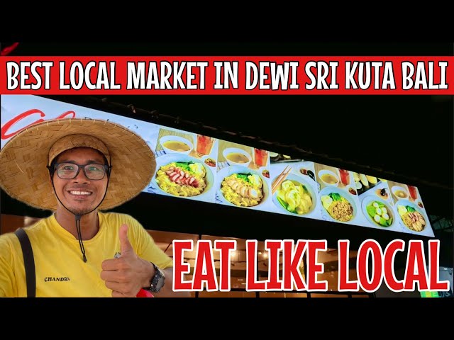 Local food center Dewi Sri Legian Kuta, Local cheap food in Bali
