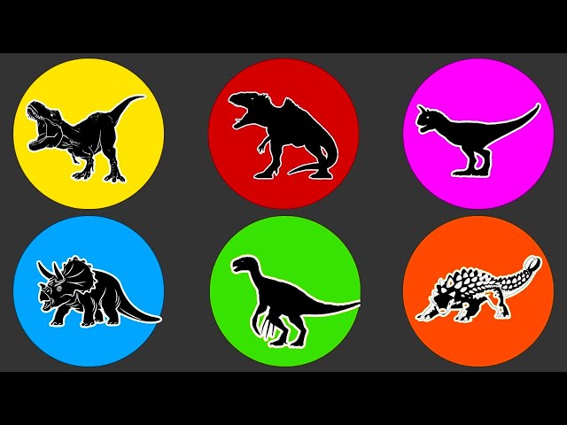 Jurassic World Dinosaurs : Giganotosaurus, T-Rex, Therizinosaurus, Triceratops, ... etc. #87