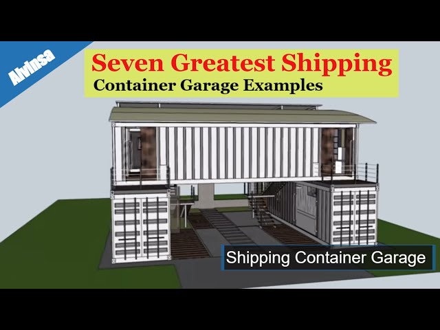 Seven Greatest Shipping Container Garage Examples - Pros of a Shipping Container Garage