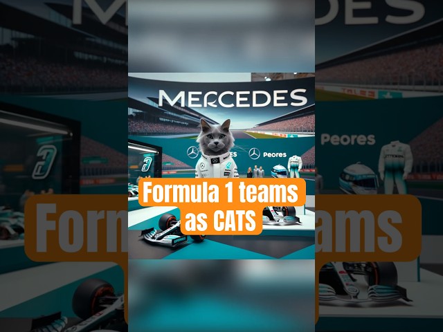 Unveiling the Fascinating Cat Personalities of Formula 1 Teams! #Cats #F1
