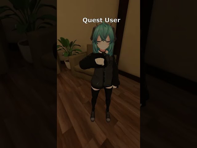 When Quest Users Use Full Body Tracking in VRChat... #shorts #vrchat #vtuber #anime #vrc