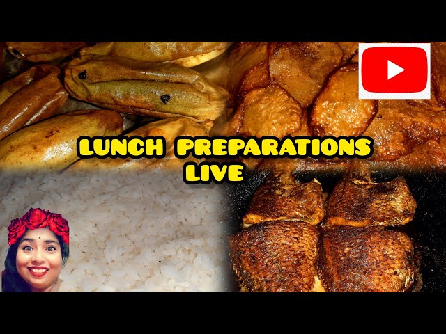 Live Cooking Lunch By Banglafoodies Live | Bengali Cooking Video Live | Lunch Preparation |