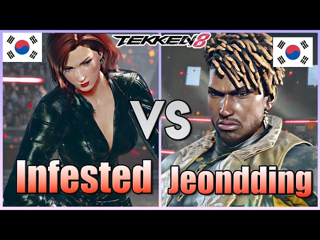 Tekken 8  ▰ Infested (Nina) Vs Jeondding (#1 Eddy) ▰ Ranked Matches!