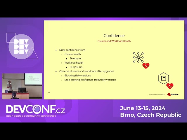 Automatically keeping your OpenShift cluster fleets up to date with confidence - DevConf.CZ 2024