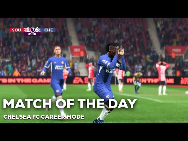 Match of the Day - Chelsea vs Southampton gameplay EA FC 24