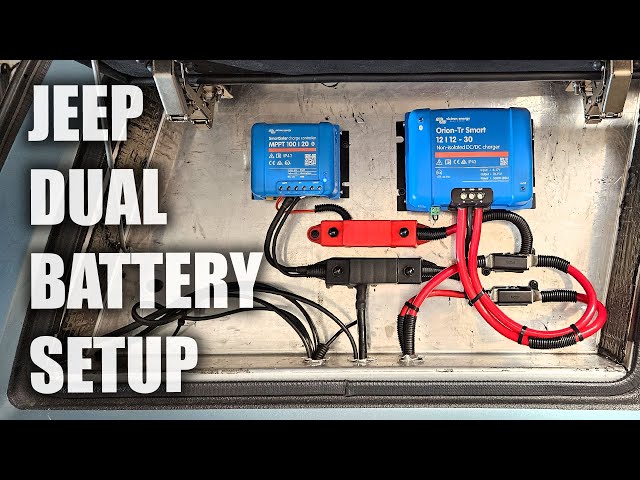 Overland Jeep XJ Duel Battery Setup / Victron System