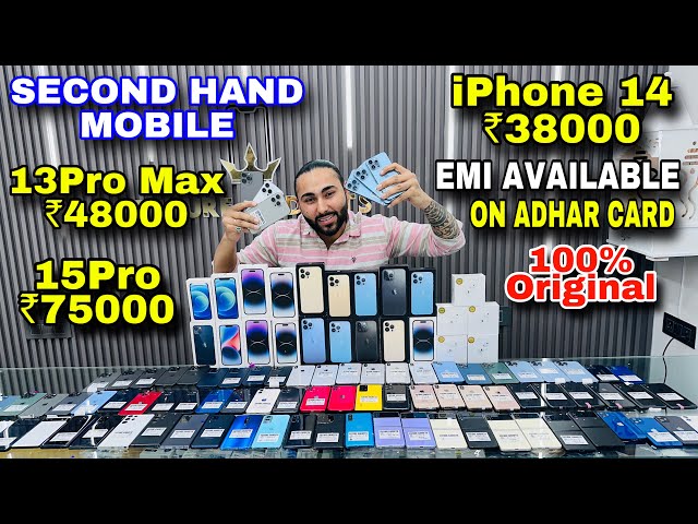 Biggest iPhone Sale Ever 🔥| Second Hand Mobile | Cheapest iPhone Market | iPhone 15Pro, 14Pro,13Pro