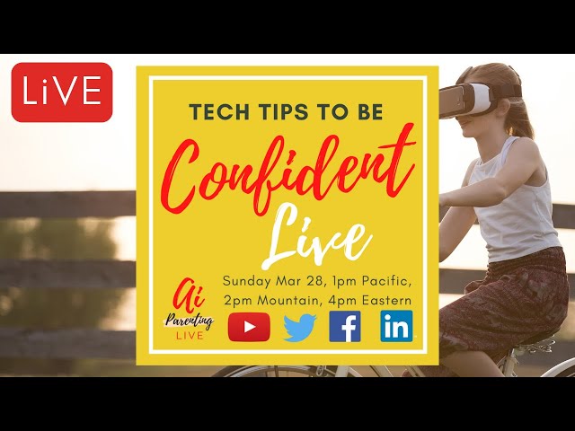 😁 Tech tips to be Confident Live