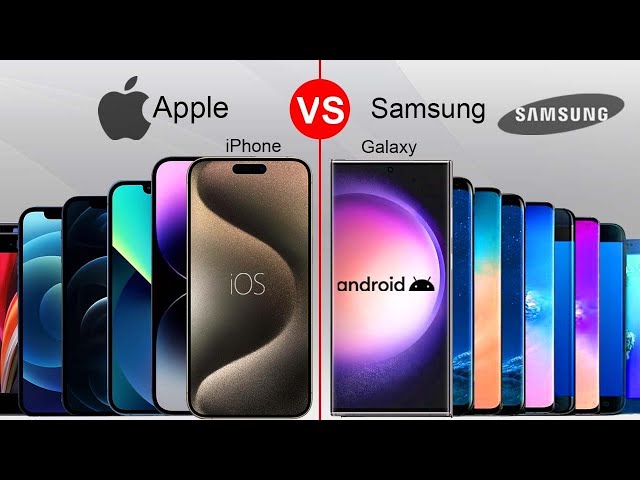"Battle of Titans: iPhone vs. Samsung - Which Reigns Supreme?"