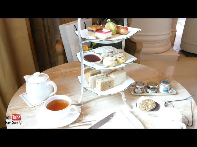 Afternoon high tea at The Leela Palace New Delhi, Luxury Palace Hotel