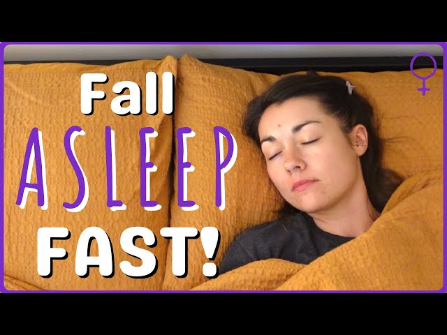 Fall Asleep FAST! Guided Sleep Meditation (black screen & female voice)