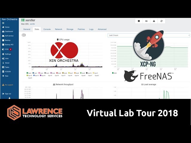 Virtual Lab Software Setup Tour 2018 with XCP-NG, Xen Orchestra, & FreeNAS