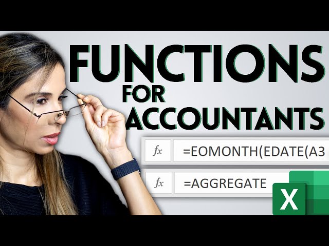 Excel for Accounting - 10 Excel Functions You NEED to KNOW!