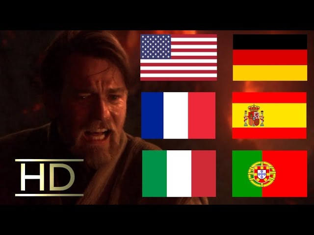 "YOU WERE THE CHOSEN ONE" IN MULTIPLE LANGUAGES
