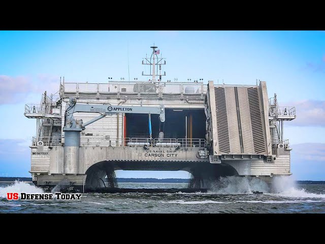 America Finally Tests New Fastest Ship to Move Tanks, Troops, and Weapon