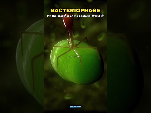 Bacteria vs Virus vs Bacteriophage 🗿👽 #shorts #scienceofinfinity #science