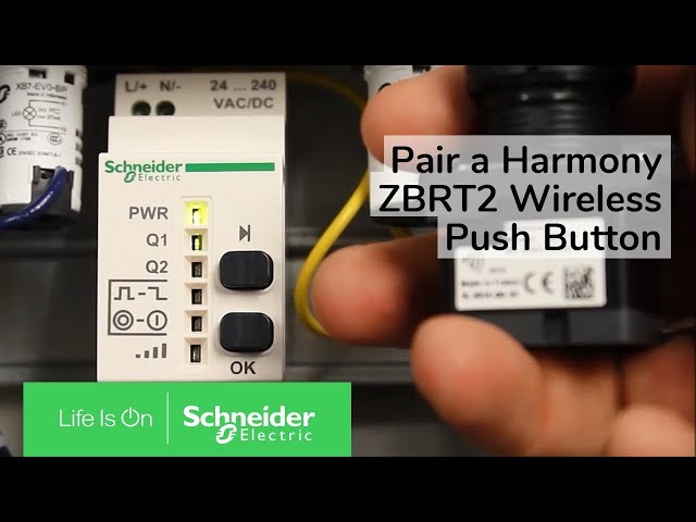 Pairing a Harmony ZBRT2 Wireless Push Button to a Receiver | Schneider Electric Support