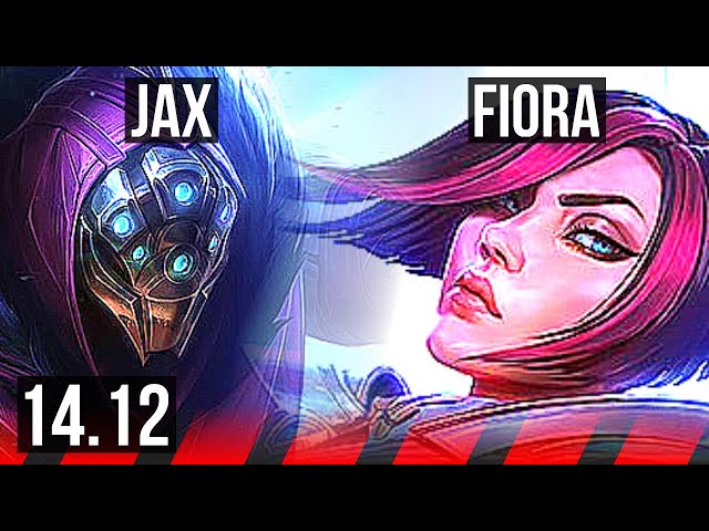 JAX vs FIORA (TOP) | 6 solo kills, 600+ games | VN Master | 14.12
