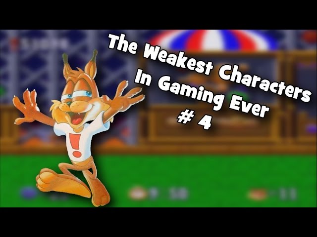 The Weakest Characters In Gaming Ever # 4 - Bubsy