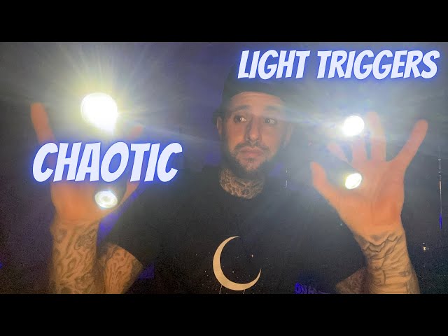 ASMR | ⚠️Warning⚠️Chaotic & Aggressive Light Triggers Pt.6