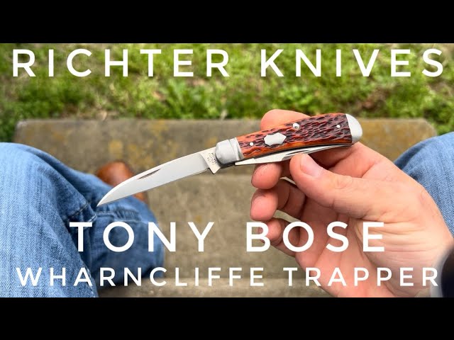 Richter Knives Episode 120 TONY BOSE/CASE WHARNCLIFFE TRAPPER IN CHESTNUT JIGGED BONE!