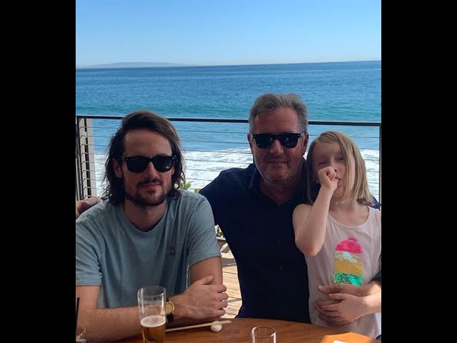 CB GIST:Piers Morgan Relaxes With His Three Sons On Sunny Family Holiday To The Caribbean