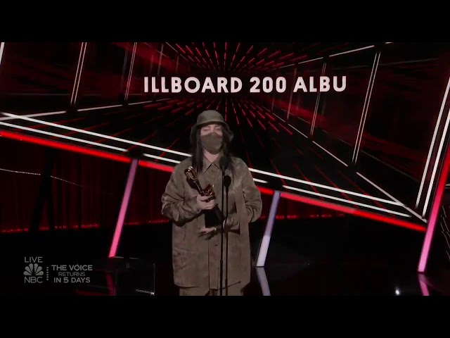 Billie Eilish Wins Top Billboard 200 Album - BBMAs 2020
