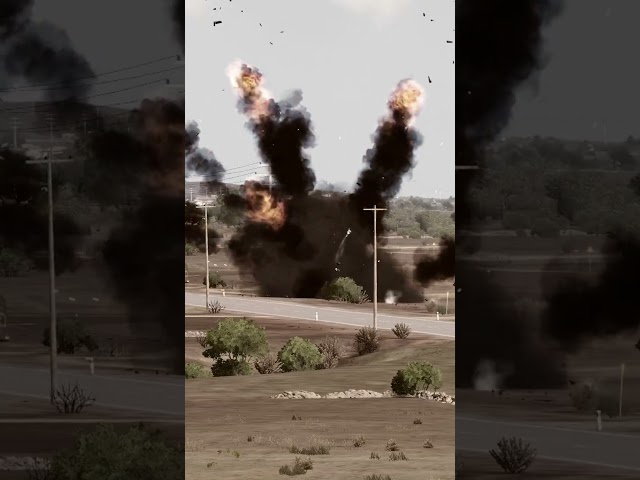 TODAY ! US BGM-71 TOW obliterates Russian nuclear convoy in seconds! #military #arma3