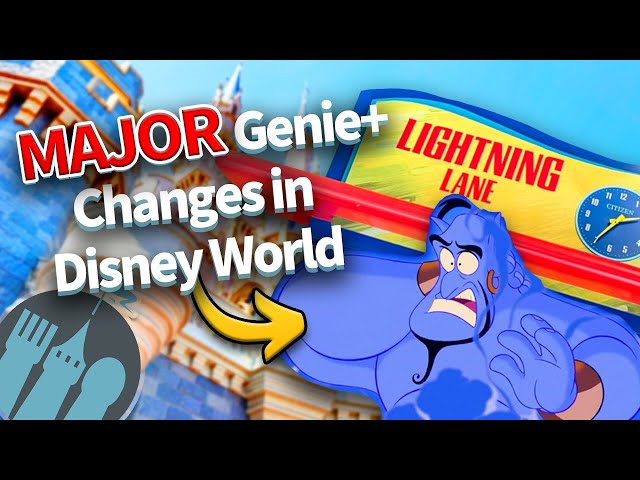 MAJOR Genie+ Changes in Disney World -- Lightning Lane Updates