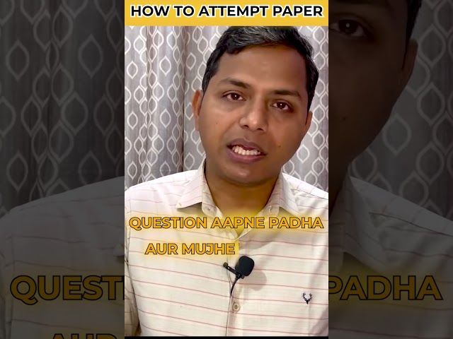 How to Attempt Questions in Exam #exam #csirnet #education #iitjam #msc #sbtechmath