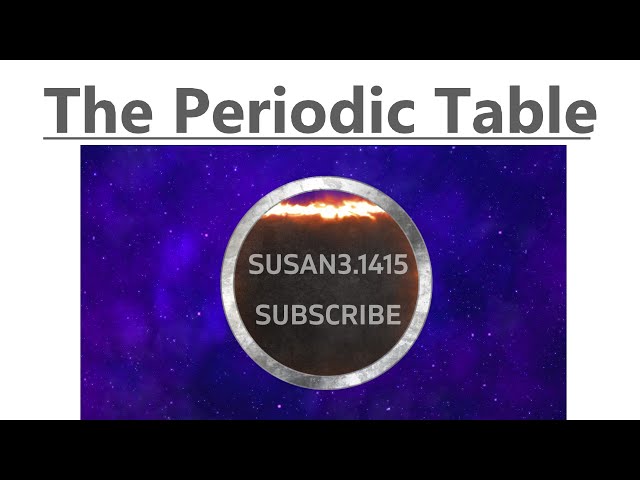 Slower version to ease memorization. The Periodic Table Song Lyrics - Song belongs to AsapSCIENCE