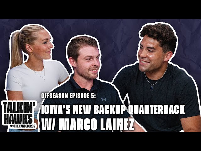Iowa Hawkeyes' New Backup Quarterback w/ Marco Lainez | Talkin' Hawks with The Vandebergs