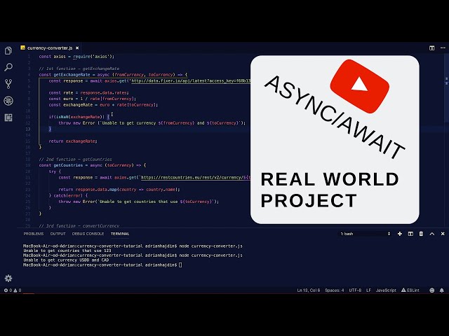 Learn Async/Await in This Real World Project