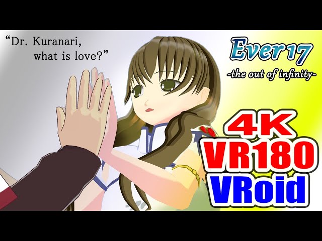【4K VR180】（11）Hand in hand【VRoid MMD】※カメラ固定