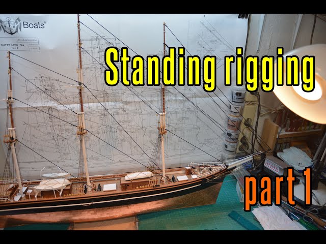 Cutty Sark - part 42 Standing Rigging (part 1)
