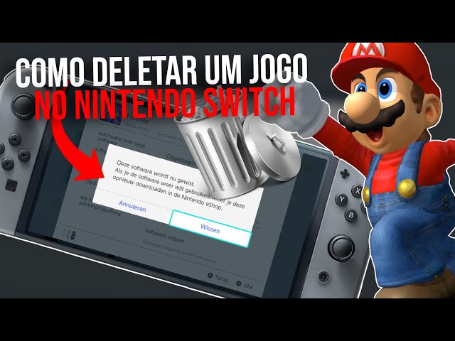 Como desinstalar um jogo no Nintendo Switch  - Como deletar um jogo no Nintendo Switch