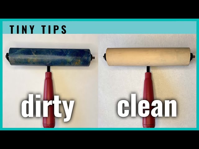 Tiny Tips Ep. 5 - How to clean a brayer