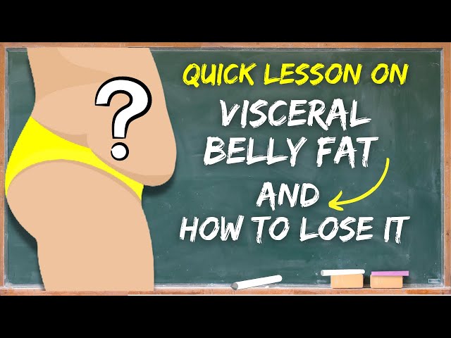 How to Lose Belly Fat -  Quick Lesson  about  Visceral Belly Fat and the Best Way to Reduce it